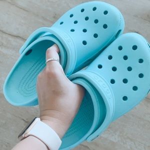 Blue Crocs